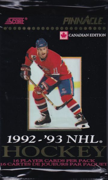 1992-93 Pinnacle Score Canadian Ed. Hockey HOBBY Pack